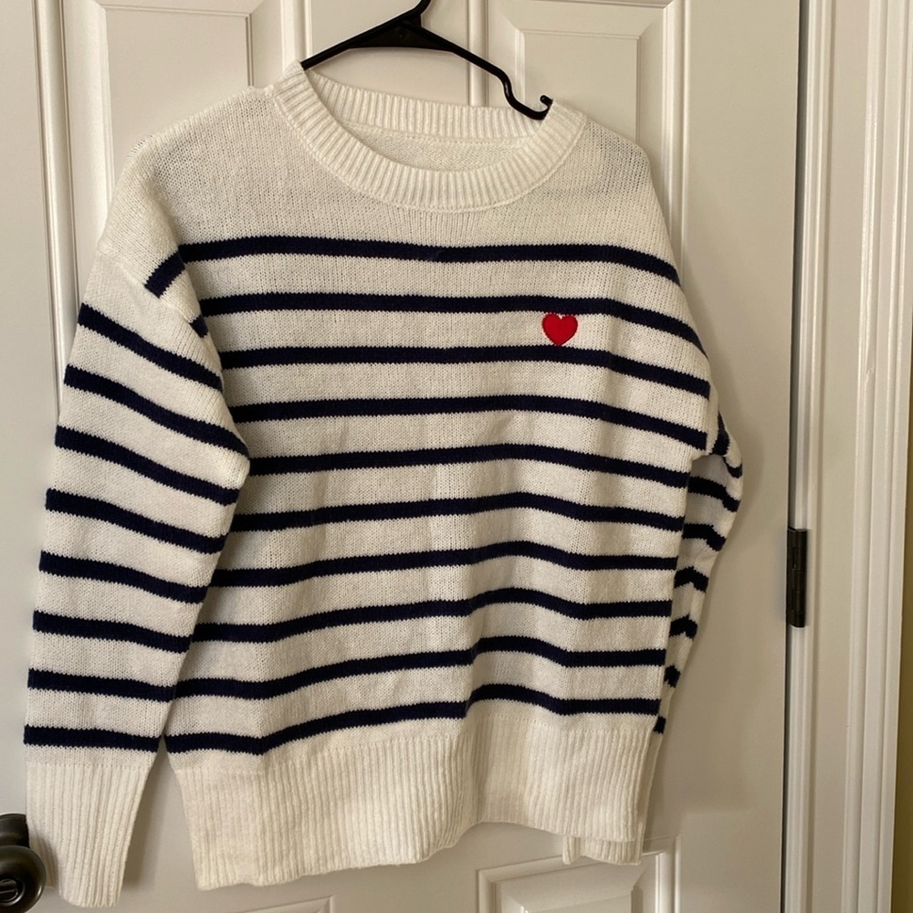 Shein pullover crew neck sweater